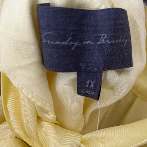 NWT Anthropologie Sunday in Brooklyn Bow Mini Shift Dress Plus Size 1x - Picture 10 of 10